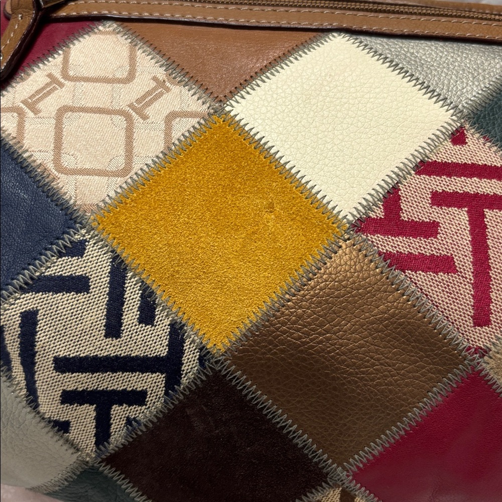 Tignanello Leather Patchwork Bag - image 2